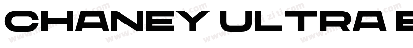 CHANEY Ultra Extended字体转换